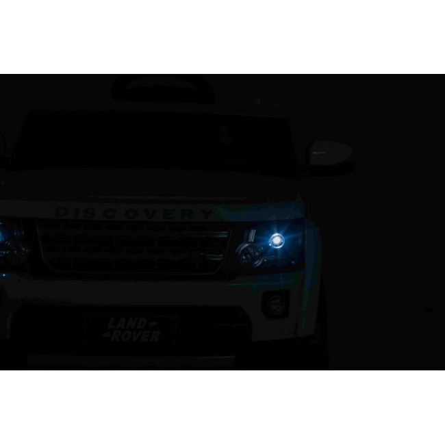 Детская аккумуляторная машинка Land Rover Discovery Белая