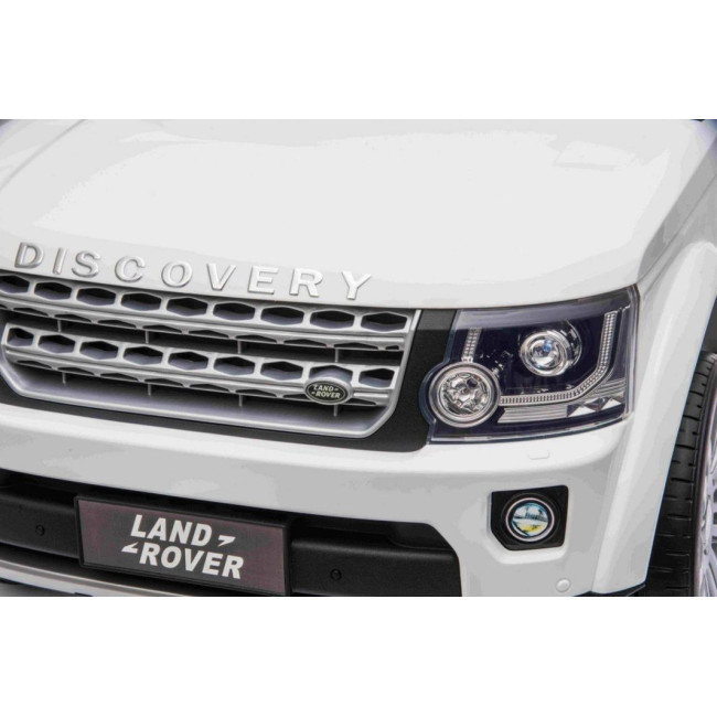 Детская аккумуляторная машинка Land Rover Discovery Белая