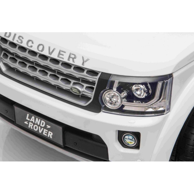 Детская аккумуляторная машинка Land Rover Discovery Белая