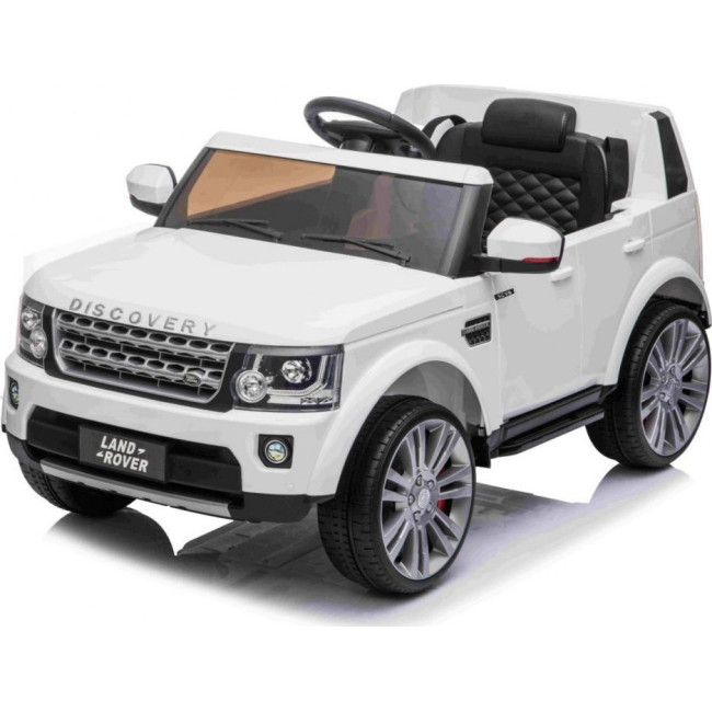 Детская аккумуляторная машинка Land Rover Discovery Белая