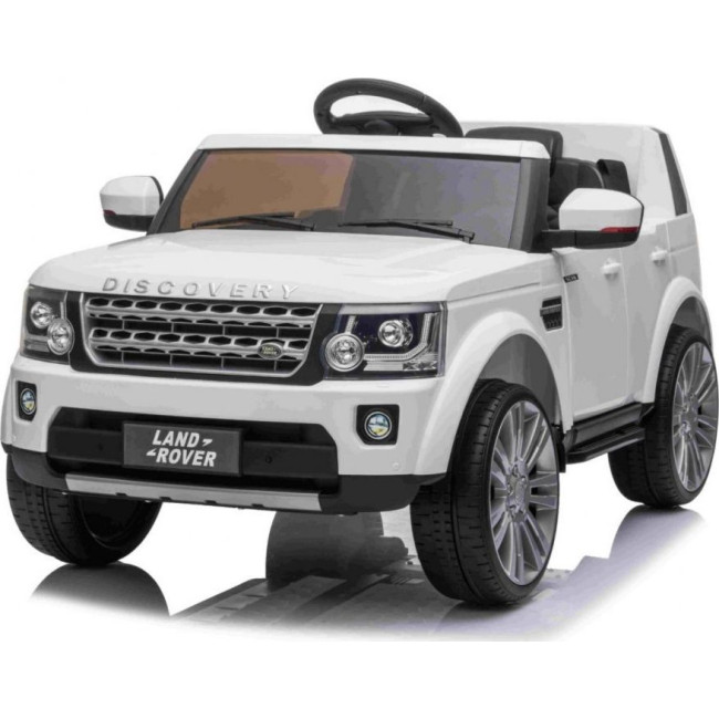 Детская аккумуляторная машинка Land Rover Discovery Белая