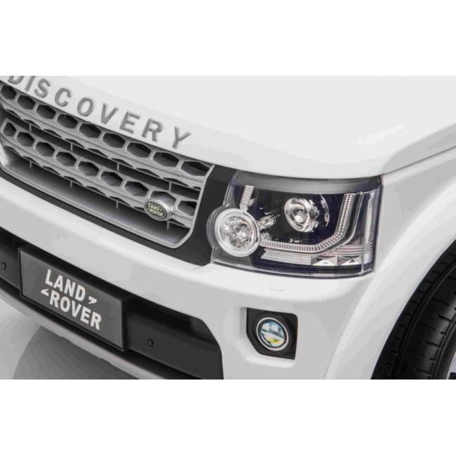 Детская аккумуляторная машинка Land Rover Discovery Белая