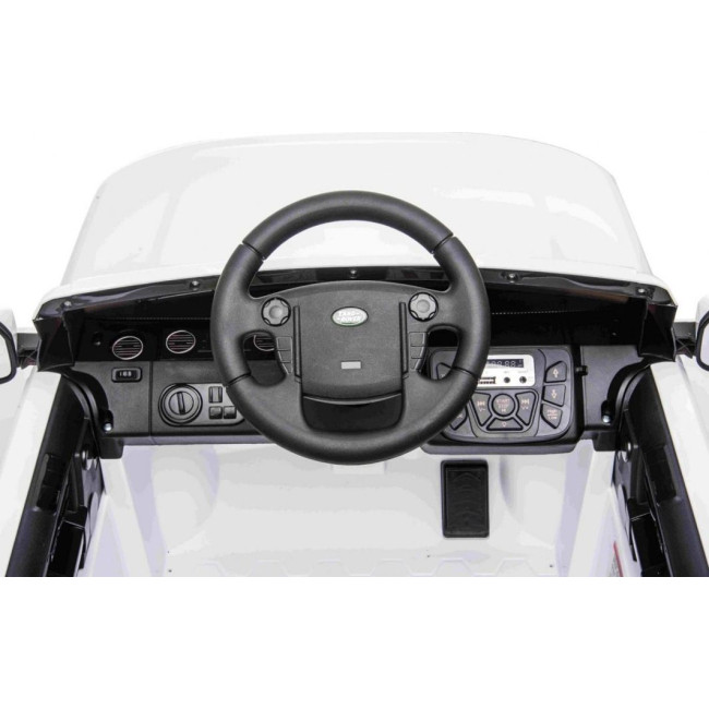Детская аккумуляторная машинка Land Rover Discovery Белая
