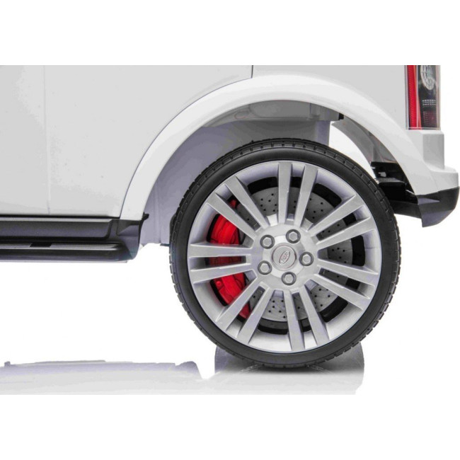 Детская аккумуляторная машинка Land Rover Discovery Белая