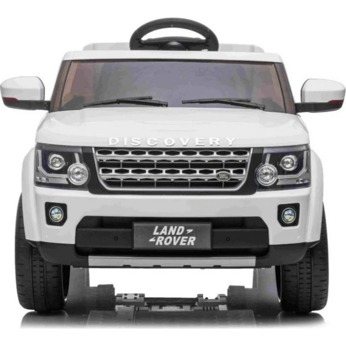 Дитяча акумуляторна машинка Land Rover Discovery Біла