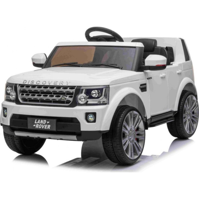 Детская аккумуляторная машинка Land Rover Discovery Белая