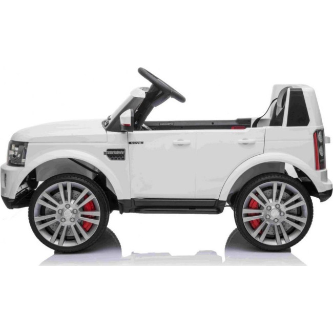 Детская аккумуляторная машинка Land Rover Discovery Белая