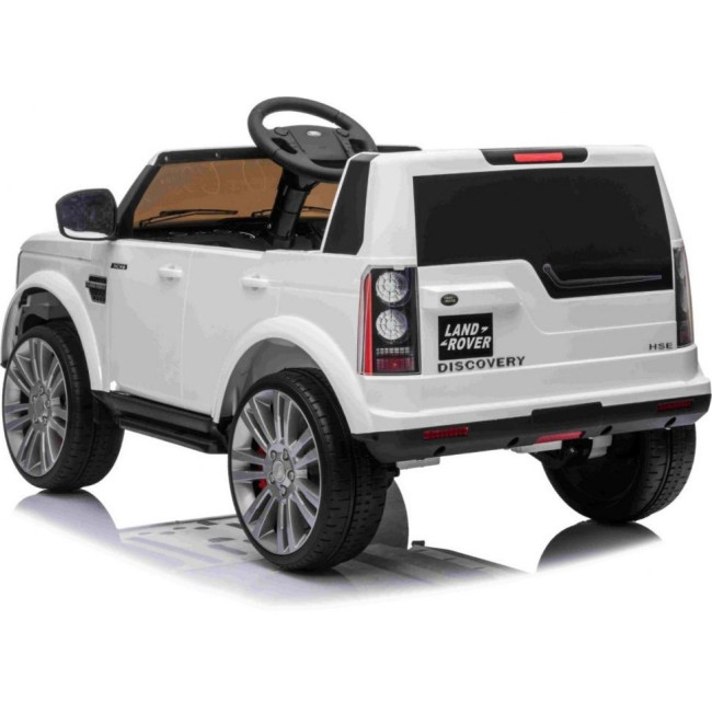 Детская аккумуляторная машинка Land Rover Discovery Белая