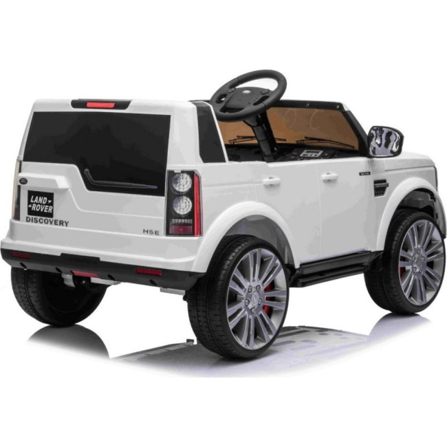 Детская аккумуляторная машинка Land Rover Discovery Белая