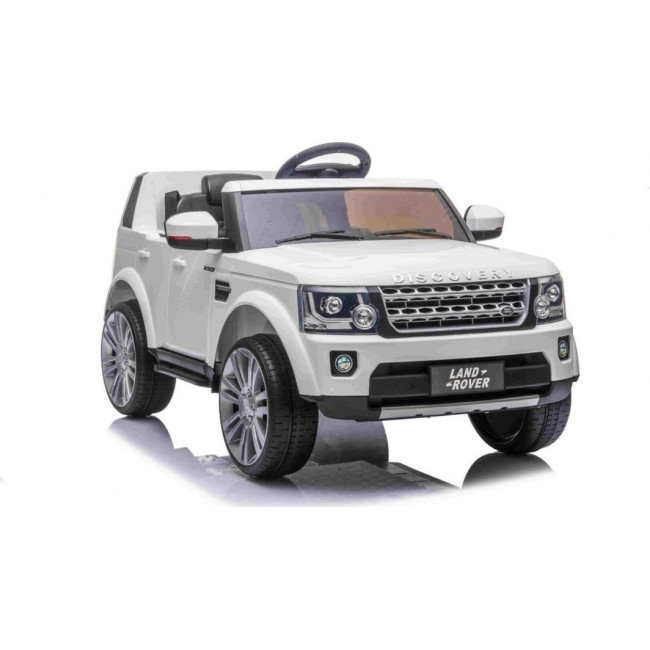 Детская аккумуляторная машинка Land Rover Discovery Белая