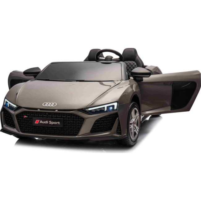 Детская аккумуляторная машинка Audi Spyder R8 LIFT Серая