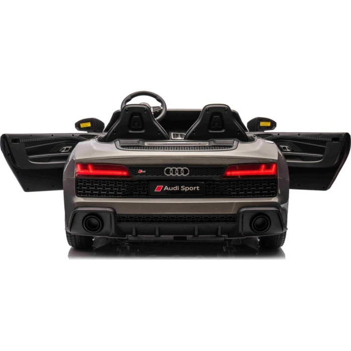 Дитяча акумуляторна машинка Audi Spyder R8 LIFT Сіра