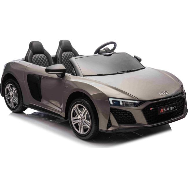 Детская аккумуляторная машинка Audi Spyder R8 LIFT Серая