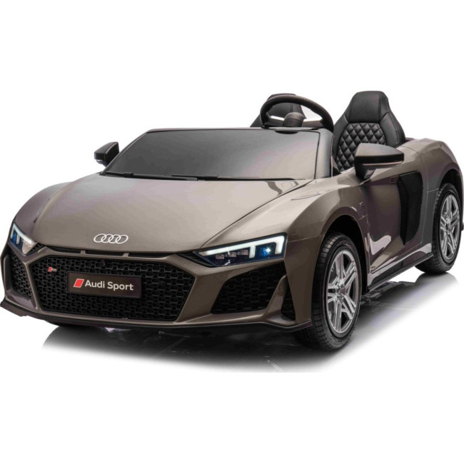 Детская аккумуляторная машинка Audi Spyder R8 LIFT Серая