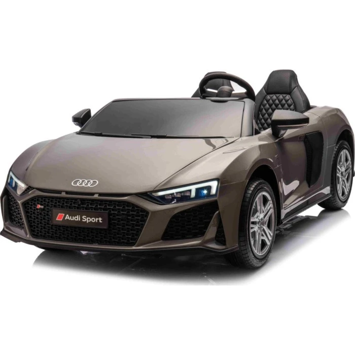 Дитяча акумуляторна машинка Audi Spyder R8 LIFT Сіра