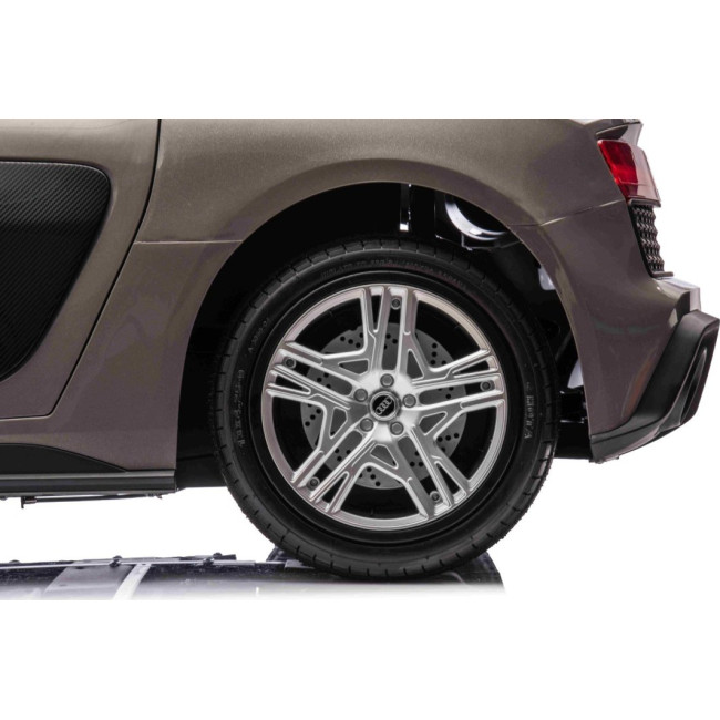 Детская аккумуляторная машинка Audi Spyder R8 LIFT Серая
