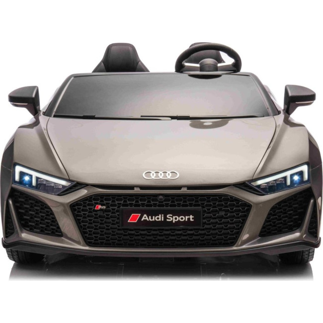 Детская аккумуляторная машинка Audi Spyder R8 LIFT Серая