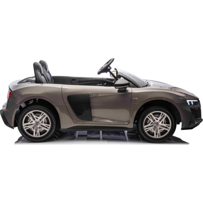 Детская аккумуляторная машинка Audi Spyder R8 LIFT Серая
