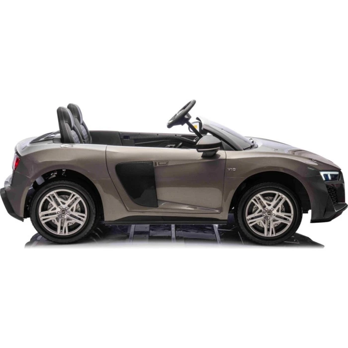 Дитяча акумуляторна машинка Audi Spyder R8 LIFT Сіра