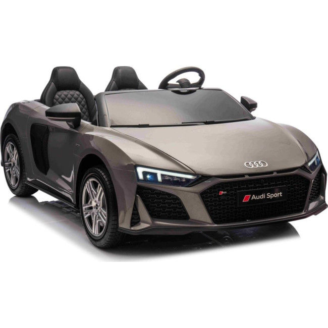 Детская аккумуляторная машинка Audi Spyder R8 LIFT Серая