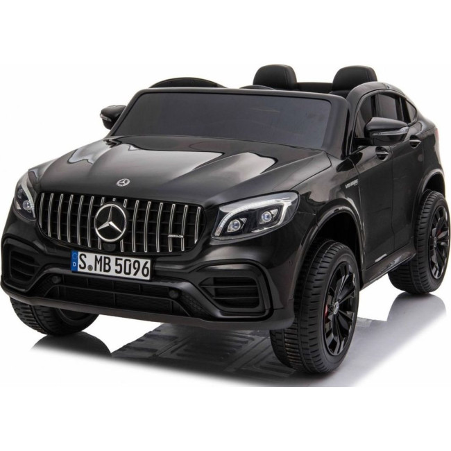 Детская аккумуляторная машинка Mercedes GLC 63S Черная