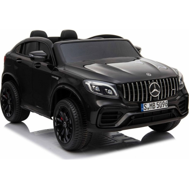 Детская аккумуляторная машинка Mercedes GLC 63S Черная