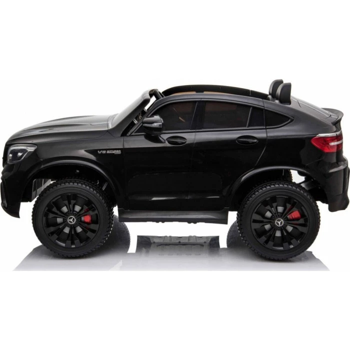 Дитяча акумуляторна машинка Mercedes GLC 63S Чорна