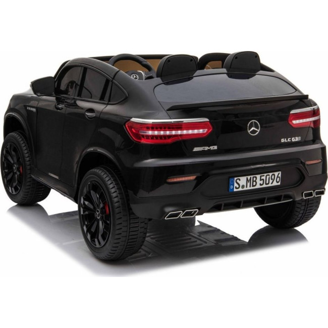Детская аккумуляторная машинка Mercedes GLC 63S Черная