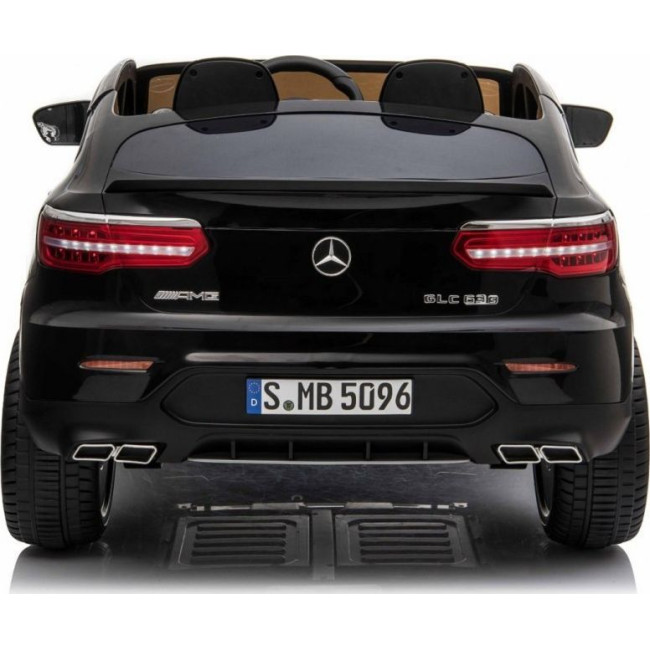 Детская аккумуляторная машинка Mercedes GLC 63S Черная