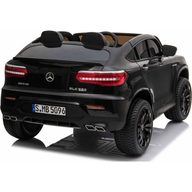 Детская аккумуляторная машинка Mercedes GLC 63S Черная