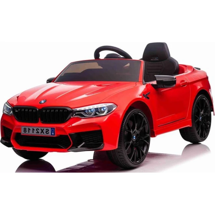 Дитяча акумуляторна машинка BMW M5 DRIFT Червона