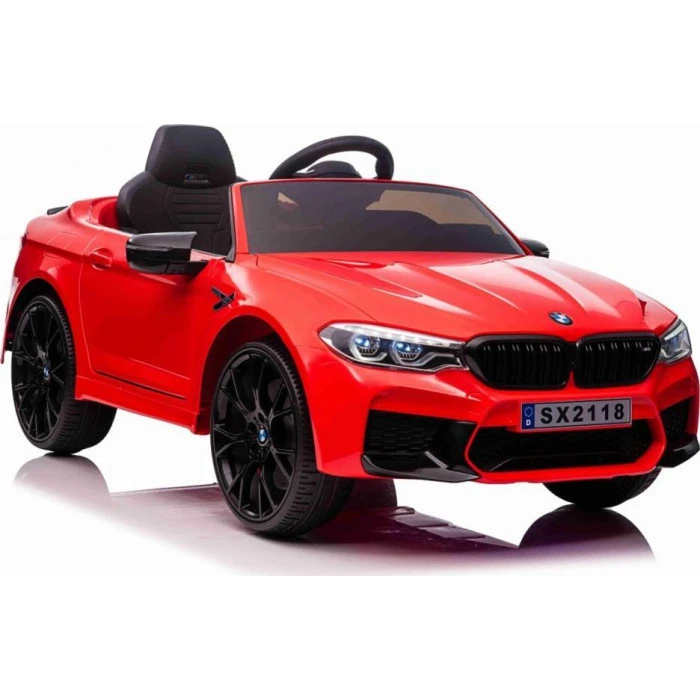 Дитяча акумуляторна машинка BMW M5 DRIFT Червона