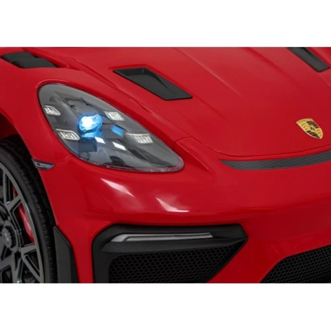 Детская аккумуляторная машинка Porsche 718 Красная