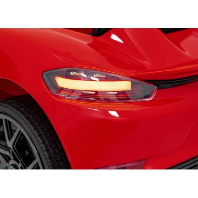 Детская аккумуляторная машинка Porsche 718 Красная