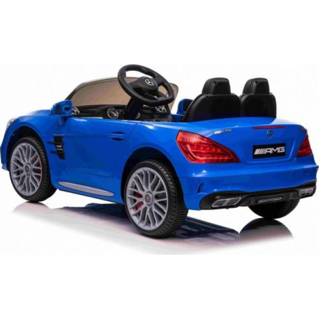 Детская аккумуляторная машинка Mercedes Benz AMG SL65 S Синяя