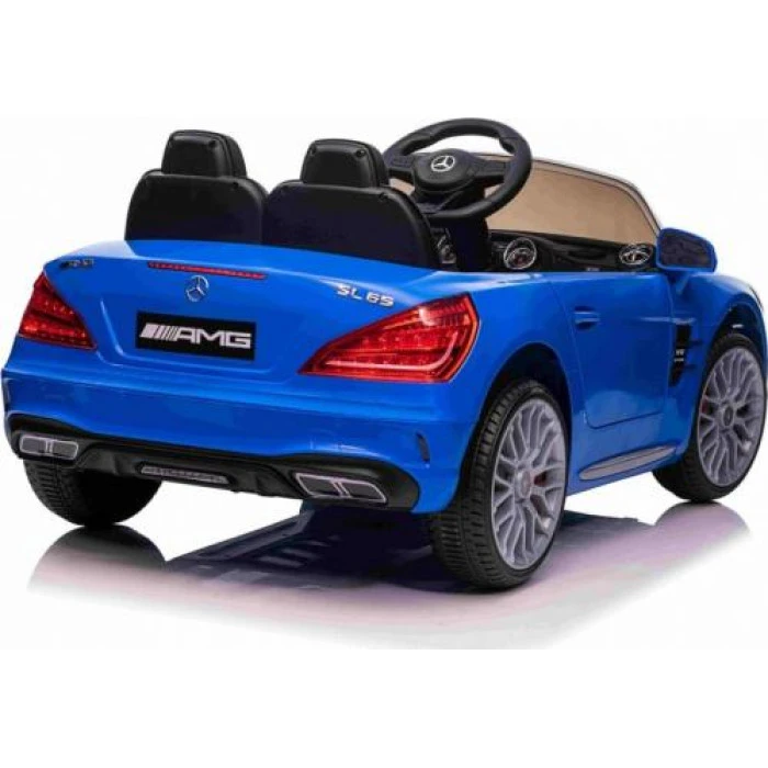 Дитяча акумуляторна машинка Mercedes Benz AMG SL65 S Синя