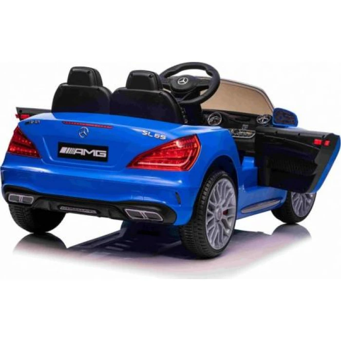 Дитяча акумуляторна машинка Mercedes Benz AMG SL65 S Синя