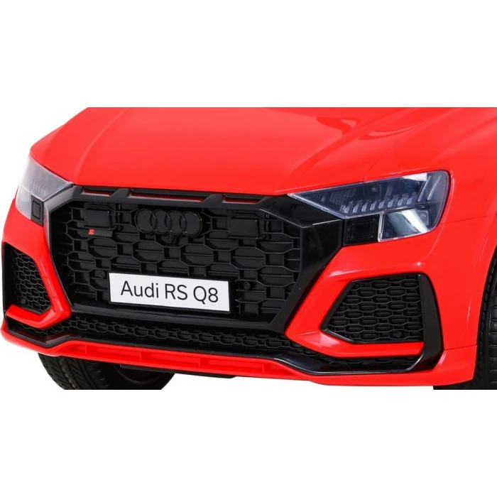 Дитяча акумуляторна машинка Audi RS Q8 Червона