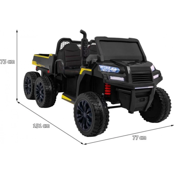 Дитяча акумуляторна машинка Farmer Truck Чорна