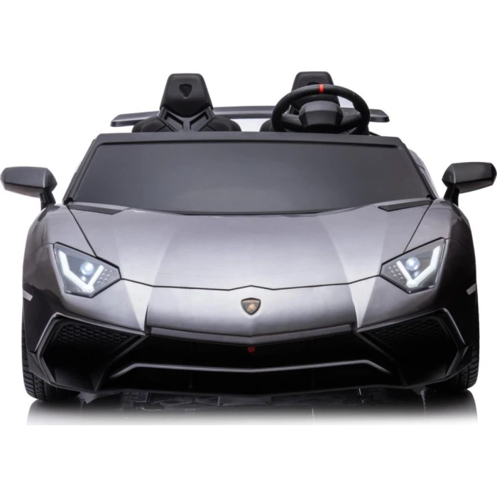 Детская аккумуляторная машинка Lamborghini Aventador SV Серая