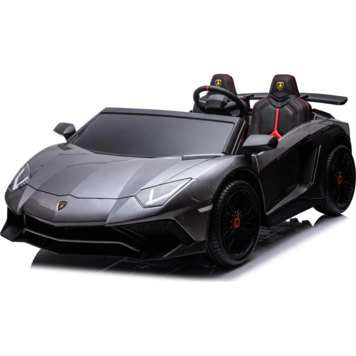 Детская аккумуляторная машинка Lamborghini Aventador SV Серая