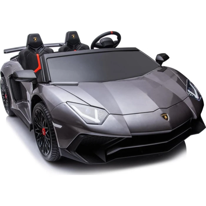 Детская аккумуляторная машинка Lamborghini Aventador SV Серая