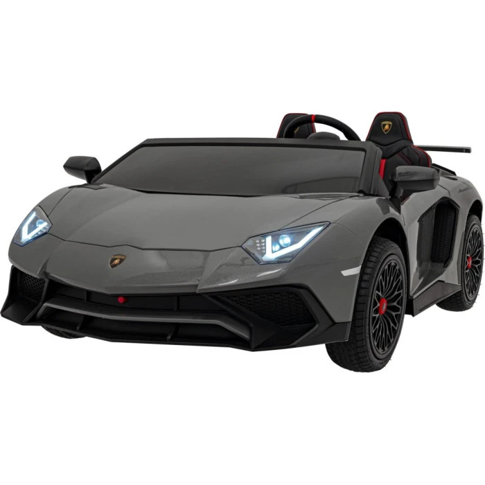 Детская аккумуляторная машинка Lamborghini Aventador SV Серая