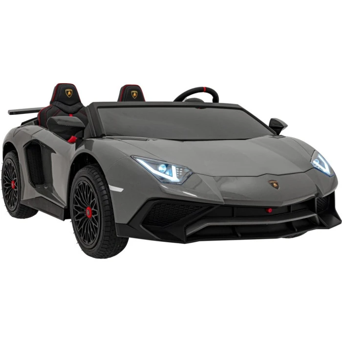 Детская аккумуляторная машинка Lamborghini Aventador SV Серая
