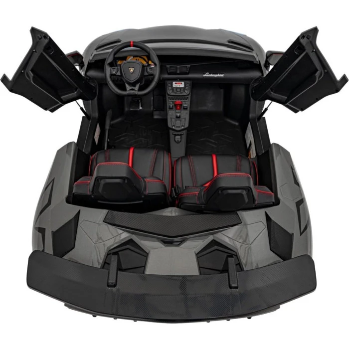 Детская аккумуляторная машинка Lamborghini Aventador SV Серая
