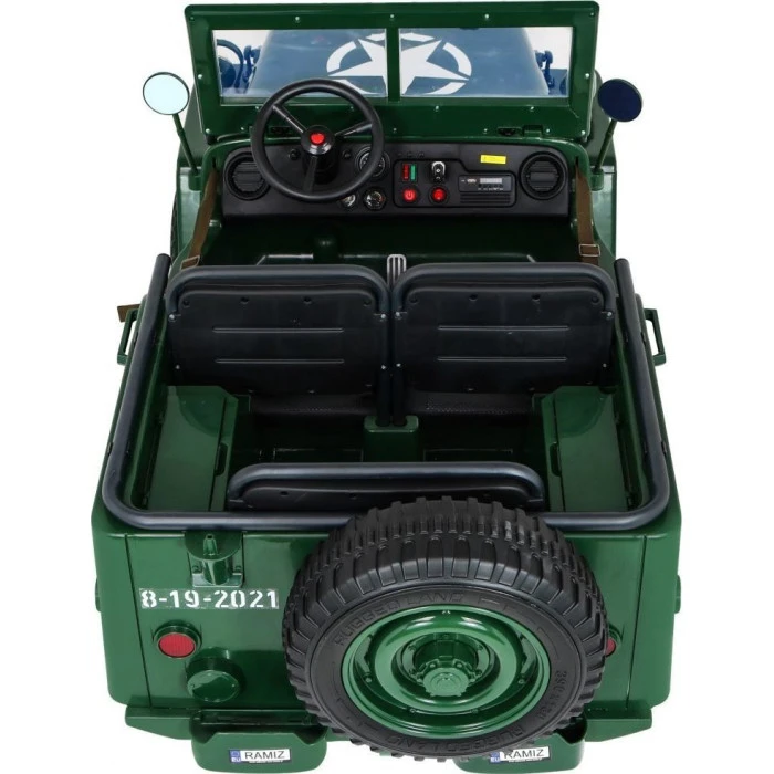 Дитяча акумуляторна військова машинка Retro Strong Military