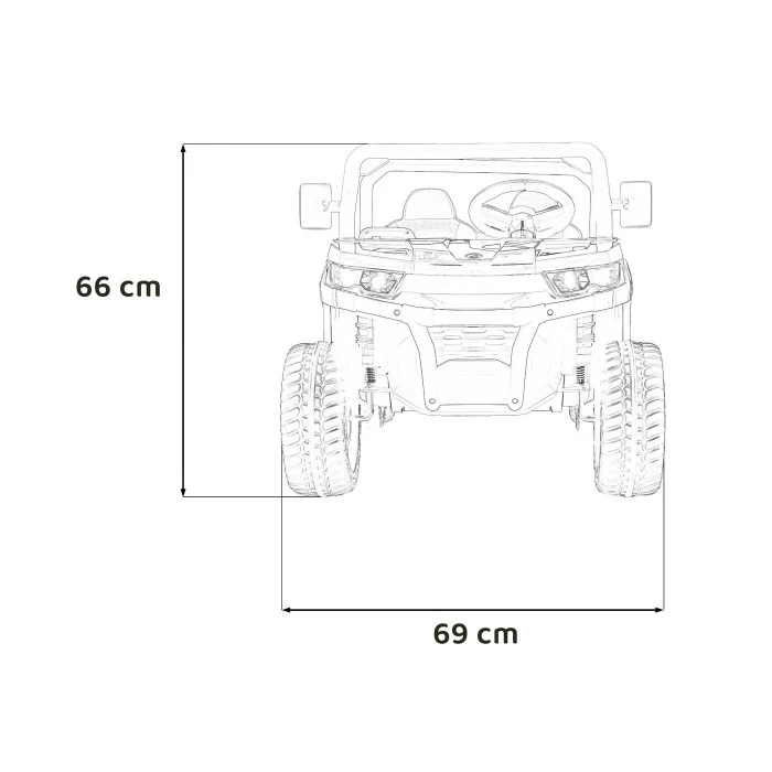 Детский аккумуляторный грузовик фермерский Speed 900 Зеленый