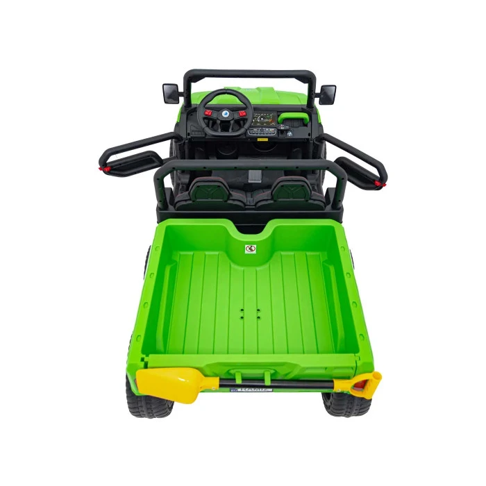 Детский аккумуляторный грузовик фермерский Speed 900 Зеленый