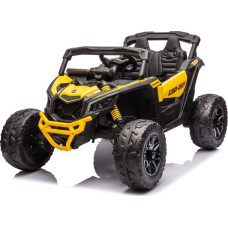 Детский аккумуляторный квадроцикл CAN-AM Maverick Желтый