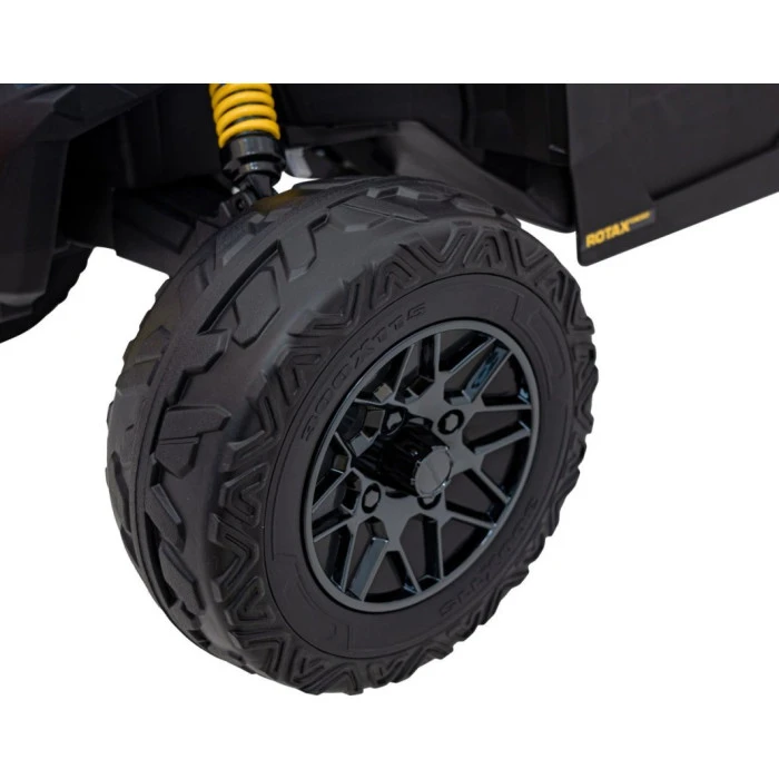 Детский аккумуляторный квадроцикл CAN-AM Maverick Желтый